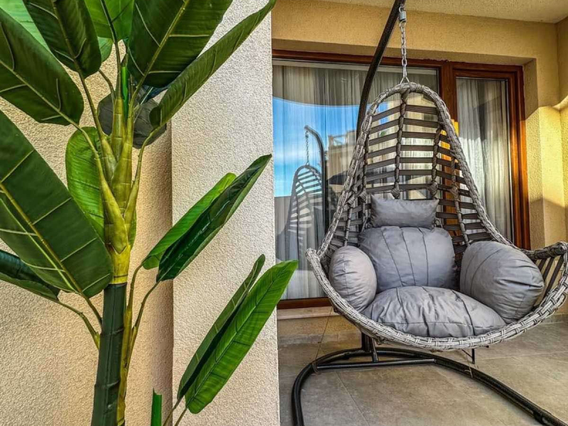 Luxusapartment mit geräumiger Terrasse – 1 Schlafzimmer