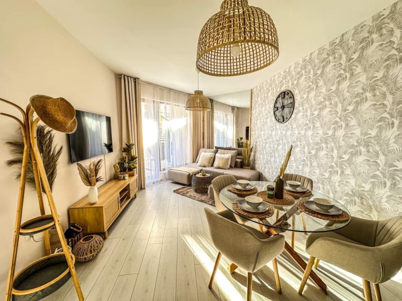 Luxusapartment mit geräumiger Terrasse – 1 Schlafzimmer