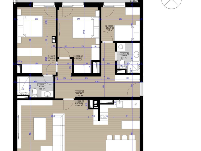 3-Zimmer-Apartment, Residenz Harmony