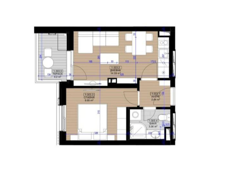 HARMONY RESIDENCE Zweizimmerwohnung