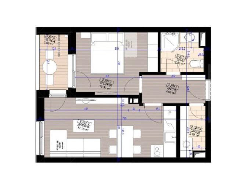 HARMONY RESIDENCE Zweizimmerwohnung