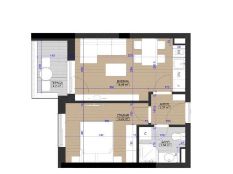 HARMONY RESIDENCE Dreizimmerwohnung