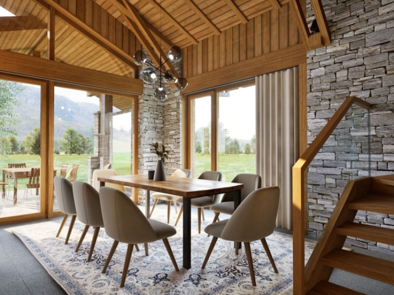 Exklusives Projekt: 5 Familienhäuser im geschlossenen Komplex „Panorama Chalets“