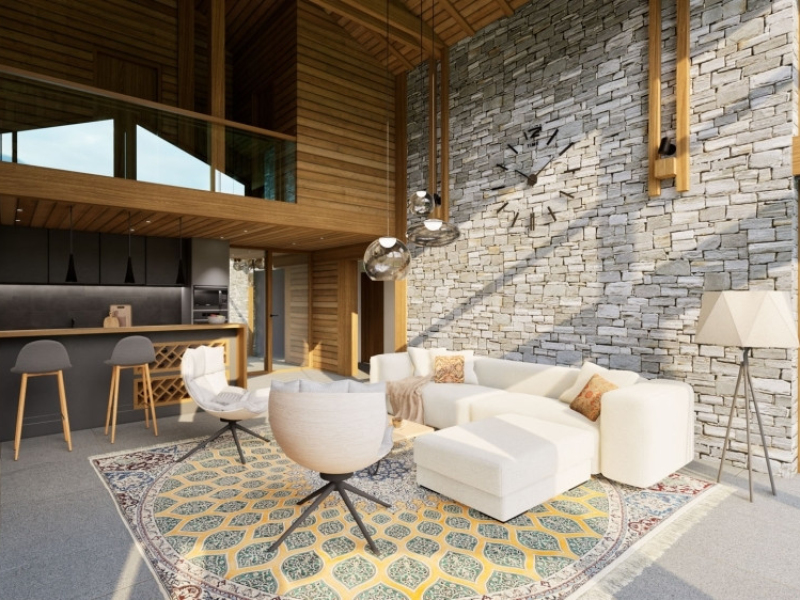 Exklusives Projekt: 5 Familienhäuser im geschlossenen Komplex „Panorama Chalets“