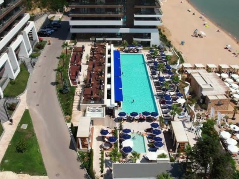 Exklusives Apartment direkt am Strand mit Panoramablick auf das Meer