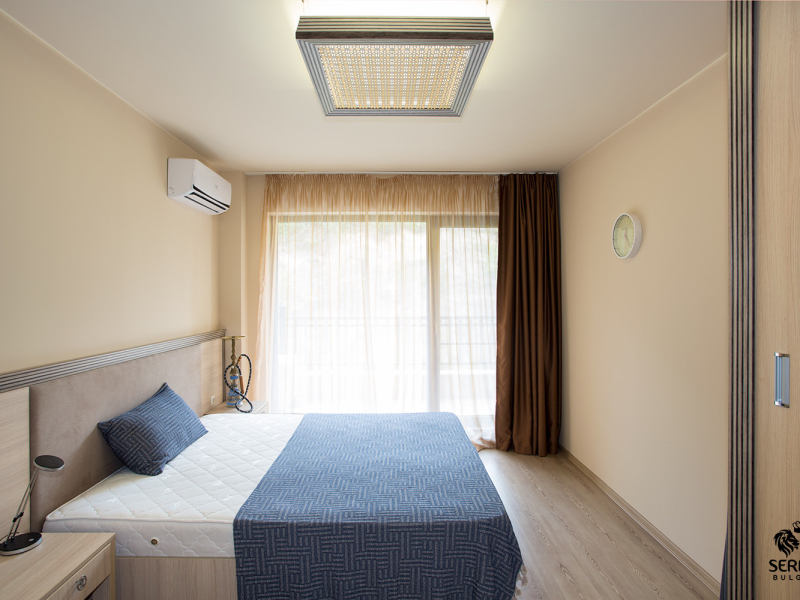Möblierte 2-Zimmer-Wohnung mit Meer- und Poolblick im Luxuskomplex Argisht Partes